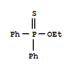 O-Ethyl diphenylphosphinothioate molecular structure