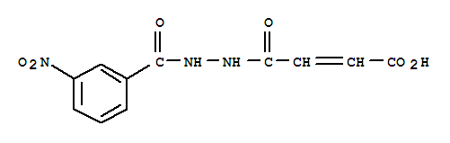 (2E)-4-{2-[(3-nitrophenyl)carbonyl]hydrazino}-4-oxobut-2-enoate