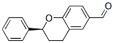 2H-1-BENZOPYRAN-6-CARBOXALDEHYDE,3,4-DIHYDRO-2-PHENYL-,(2S)- molecular structure