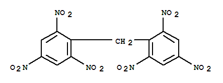 Benzene,1,1'-methylenebis[2,4,6-trinitro- molecular structure