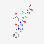 poly(phenylalanyl-glutamyl-alanyl-glycine) molecular structure