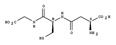 Glycine, L-b-aspartyl-L-cysteinyl- molecular structure