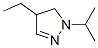 4-Ethyl-1-isopropyl-2-pyrazoline molecular structure