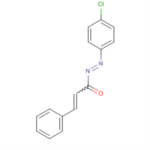 Diazene, (4-chlorophenyl)(1-oxo-3-phenyl-2-propenyl)- molecular structure