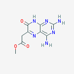 methyl (2,4-diamino-7-oxo-7,8-dihydropteridin-6-yl)acetate