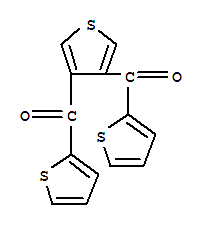 thiene-3,4-diylbis(thiophen-2-ylmethanone) molecular structure