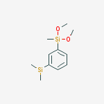 [3-[dimethoxy(methyl)silyl]phenyl]-dimethylsilicon molecular structure