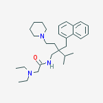 2-(diethylamino)-n-[3-methyl-2-(naphthalen-1-ylmethyl)-2-(2-piperidin-1-ylethyl)butyl]acetamide