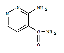4-Pyridazinecarboxamide,3-amino- molecular structure