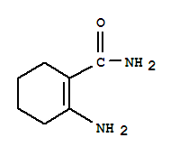 1-Cyclohexene-1-carboxamide,2-amino- molecular structure