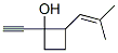 Cyclobutanol,1-ethynyl-2-(2-methyl-1-propen-1-yl)- molecular structure