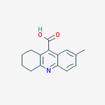 7-methyl-1,2,3,4-tetrahydro-9-acridinecarboxylic Acid molecular structure