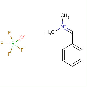 Methanaminium, N-methyl-N-(phenylmethylene)-, tetrafluoroborate(1-) molecular structure