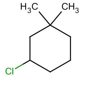 Cyclohexane, 3-chloro-1,1-dimethyl- molecular structure