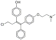 4'-Hydroxy Toremifene molecular structure