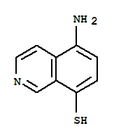 8-ISOQUINOLINETHIOL,5-AMINO- molecular structure