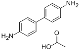 BENZIDINE ACETATE molecular structure