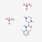N-(2,6-dimethylphenyl)-1,4-dimethylpiperazine-2-carboxamide;nitrous Acid