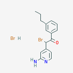 2-(2-AMINO-4-PYRIDYL)-2-BROMO-1-(3-PROPYLPHENYL)ETHANONE HBR