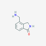 4-(AMINOMETHYL)ISOINDOLIN-1-ONE molecular structure