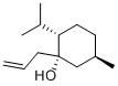 (1S,2S,5R)-1-allyl-2-isopropyl-5-methylcyclohexanol molecular structure