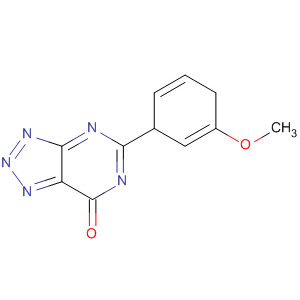 7H-1,2,3-Triazolo[4,5-d]pyrimidin-7-one,1,4-dihydro-5-(3-methoxyphenyl)- molecular structure