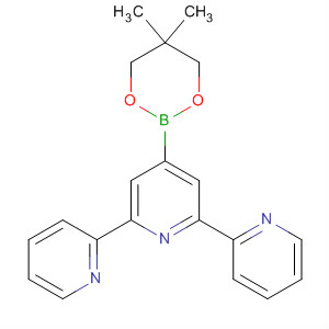 2,2':6',2''-Terpyridine, 4'-(5,5-dimethyl-1,3,2-dioxaborinan-2-yl)- molecular structure