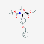 (4S,5R)-2,2-Dimethyl-4-[4-(phenylmethoxy)phenyl]-N-Dimethylethoxycarbonyl-3,5-oxazolidinecarboxylic Acid Ethyl Ester