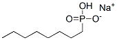 sodium hydrogen octylphosphonate molecular structure