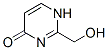 4(3H)-Pyrimidinone,2-(hydroxymethyl)- molecular structure