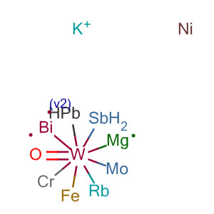Bi.Cr.Fe.K.Mg.Mo.Ni.O.Pb.Rb.Sb.W molecular structure