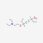 6-[2-(diethylamino)ethoxy]-3,6-dimethyloct-4-yn-3-ol