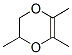 2,3-Dihydro-2,5,6-trimethyl-1,4-dioxin molecular structure