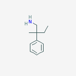 2-methyl-2-phenylbutan-1-amine molecular structure