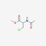 Methyl 2-acetamido-3-chloropropanoate molecular structure