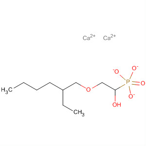 Ethanol, 2-[(2-ethylhexyl)oxy]-, phosphate, calcium salt molecular structure