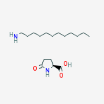 5-oxo-L-proline, compound with dodecylamine (1:1)