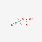 2-cyanopropan-2-yl nitrate molecular structure