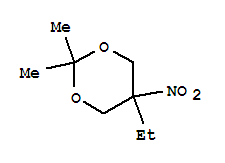 5-ethyl-2,2-dimethyl-5-nitro-1,3-dioxane molecular structure
