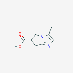 5H-PYRROLO[1,2-A]IMIDAZOLE-6-CARBOXYLIC ACID 6,7-DIHYDRO-3-METHYL- molecular structure