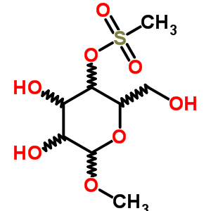 methyl 4-O-(methylsulfonyl)hexopyranoside