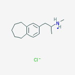 N-methyl-1-(6,7,8,9-tetrahydro-5H-benzo[7]annulen-2-yl)propan-2-aminium chloride