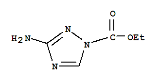 ethyl 3-amino-1H-1,2,4-triazole-1-carboxylate molecular structure