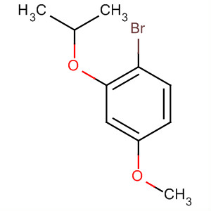 Benzene, 1-bromo-4-methoxy-2-(1-methylethoxy)- molecular structure