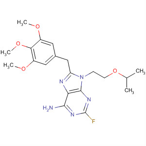9H-Purin-6-amine,2-fluoro-9-[2-(1-methylethoxy)ethyl]-8-[(3,4,5-trimethoxyphenyl)methyl]-