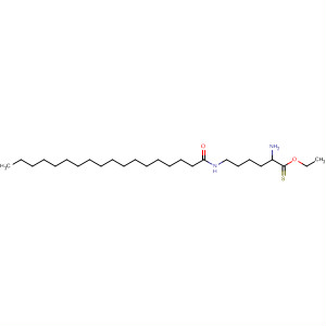 Hexanethioic acid, 2-amino-6-[(1-oxooctadecyl)amino]-, S-ethyl ester molecular structure