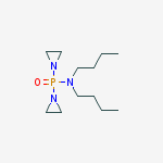 N-[bis(aziridin-1-yl)phosphoryl]-n-butylbutan-1-amine molecular structure