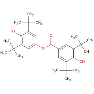 Benzoic acid, 3,5-bis(1,1-dimethylethyl)-4-hydroxy-,3,5-bis(1,1-dimethylethyl)-4-hydroxyphenyl ester molecular structure