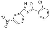 5-(2-CHLOROPHENYL)-3-(3-NITROPHENYL)-1,2,4-OXADIAZOLE molecular structure