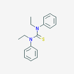 1,3-diethyl-1,3-diphenylthiourea molecular structure